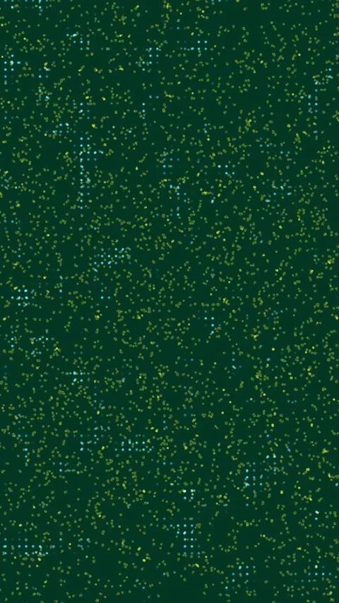 Vertical Green Dotted LED Matrix Screen Motion Loop Vídeo Stock 348543684