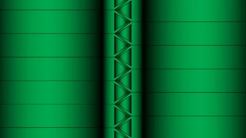 Vertical green gate animation Stock Footage 254792588