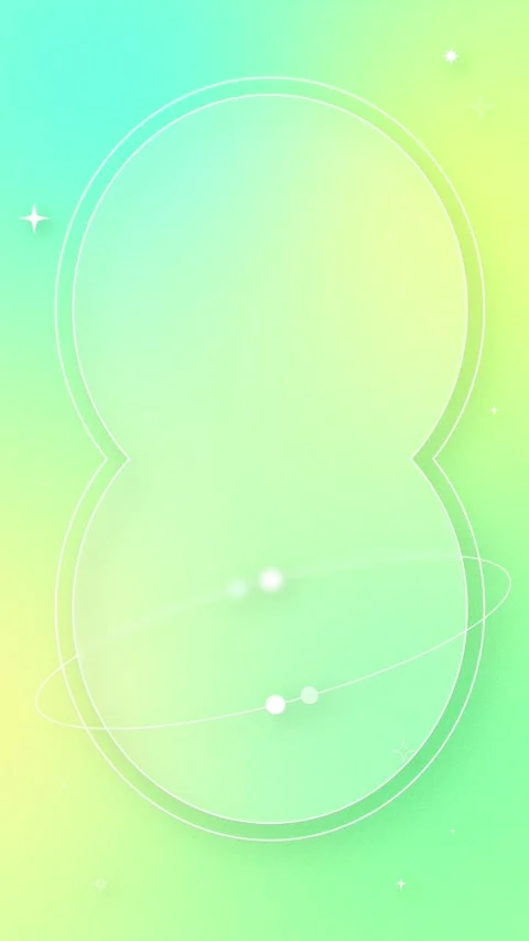 Vertical Green Gradient Background with Snowman Frame Stock Footage 326707429