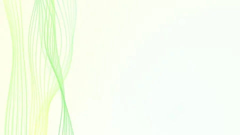 Vertical Green Gradient Lines Left Side Bright Loop 動画素材 336158970