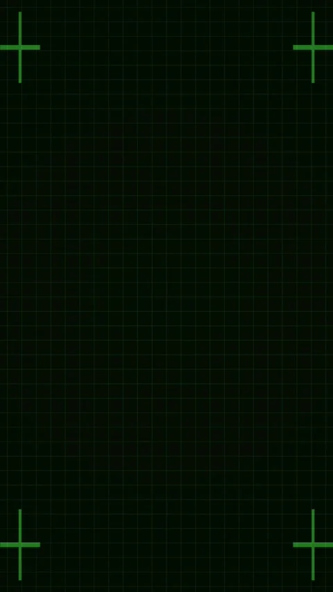 Vertical Green HUD Grid Scan Futuristic Interface Loop Vídeos de archivo 339135285
