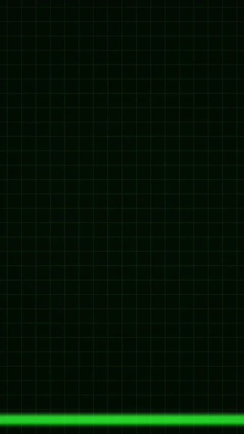 Vertical Green HUD Grid Scan Futuristic Interface Loop 5 Stockbeeldmateriaal 339136010