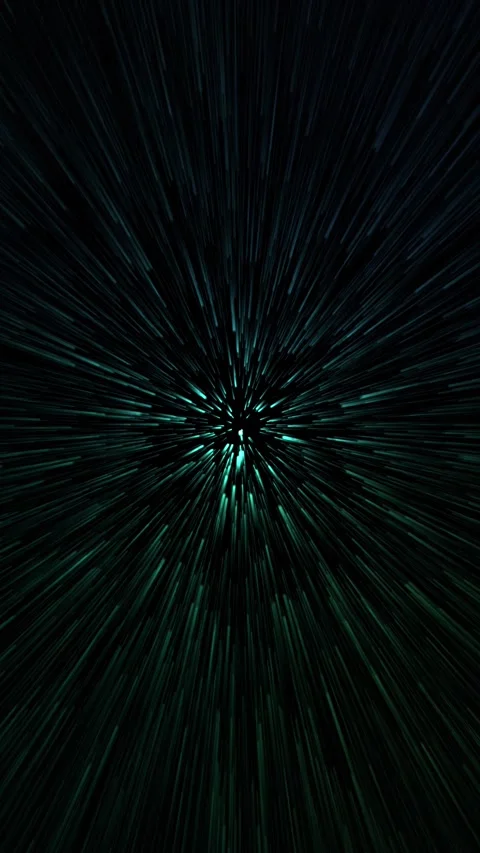 Vertical Green Laser Spikes Flight 4K Loop Stock Footage 284564474