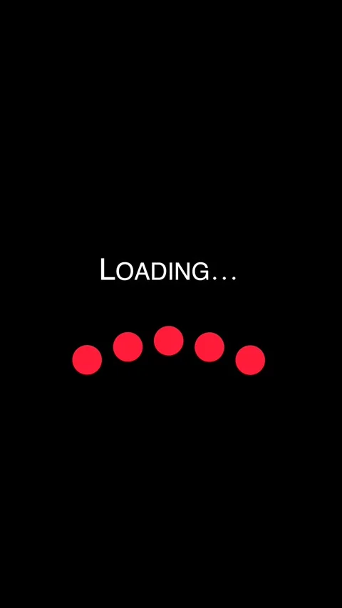 Vertical Green Loading Dots Animation on Black Background for Buffering Stock Footage 346641019
