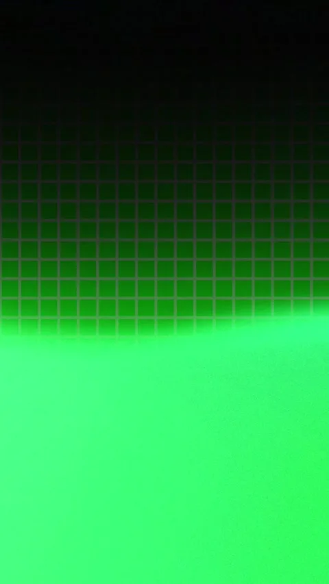 Vertical Green Neon Wave Grid Background with Glow and Noise Texture Stock Footage 337825761