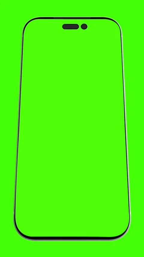  Vertical Green Screen Smartphone Mockup Animation for Chroma Key Replacement Vídeos de archivo 341927015