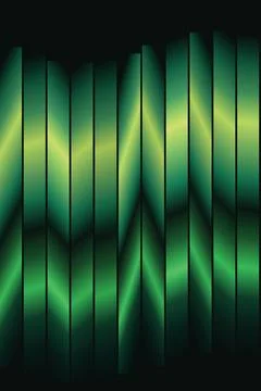 Vertical green stripe pattern background with golden light effects for high.. Иллюстрация