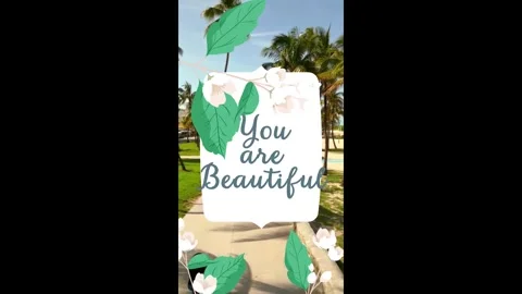 Vertical greeting cards with flowers Stock After Effects