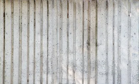 Vertical grooved wall far Stock Photos