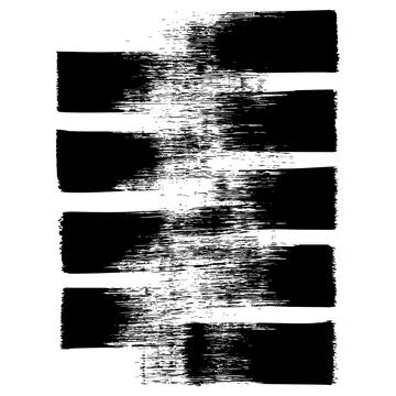 Vertical Grunge Brush Stripes vector illustration Stock Illustration