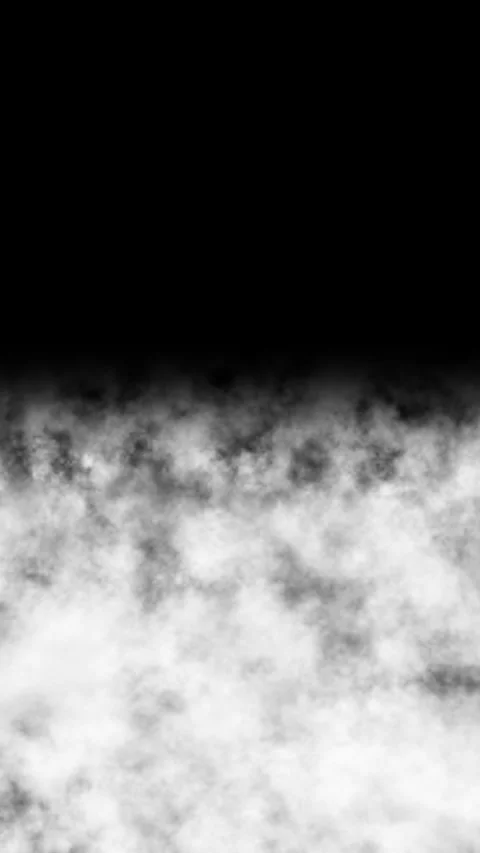 Vertical half screen smoke luminance matte seamless loop Stock Footage 320099065