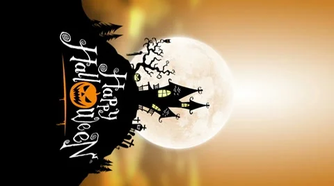 Vertical Halloween Background Loop Stock-Footage 7733323
