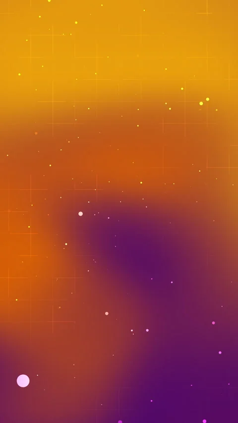 Vertical Halloween gradient background in purple &amp; orange with grid &amp; particles. Stock Footage 280517889