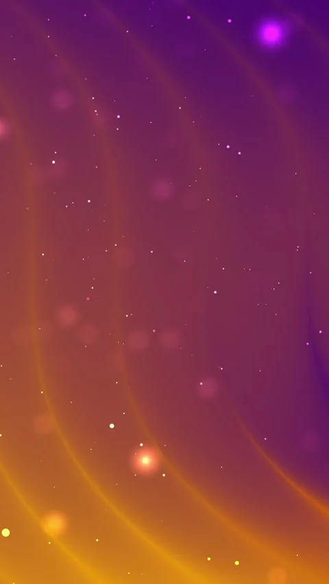 Vertical Halloween Gradient Background in Purple and Orange with Flowing Waves Stock Footage 281084099