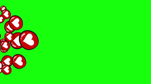 Vertical hand drawn heart icon 4 Video stock 243576451