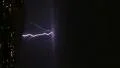 Vertical HD - lightning flashes over the city by night stills sequence zoomed in HD Footage