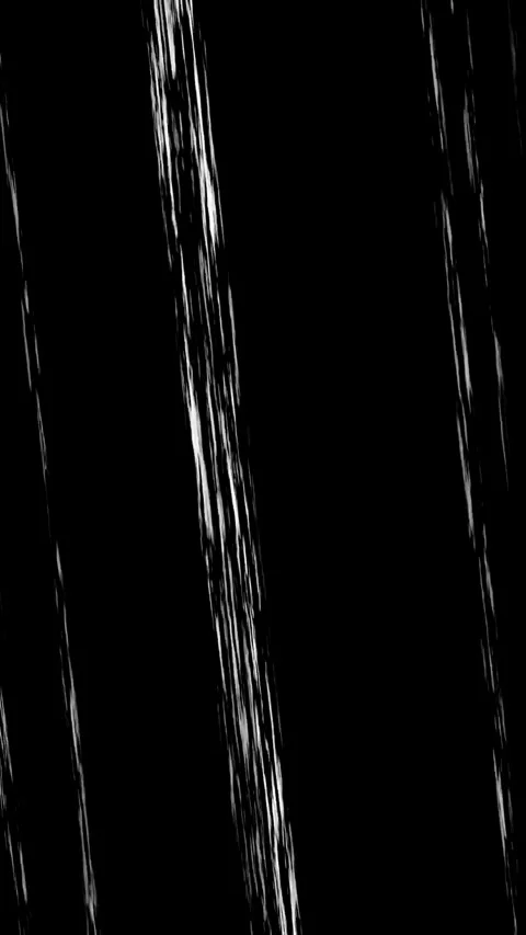 Vertical Heavy Digital Static Rain Storm Stock Footage 327466822
