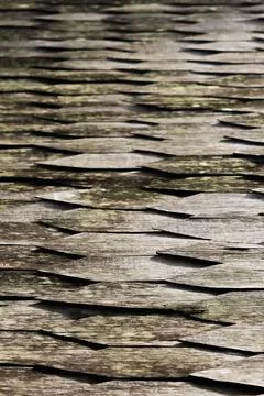 Vertical Hexagonal Vintage Stone Grudge Rough Wood Floor Pattern Stock Photos