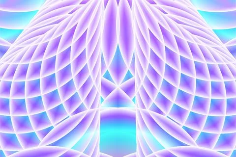 Vertical horizontal creative 3d optical illusion illustrated abstract Stock Illustration