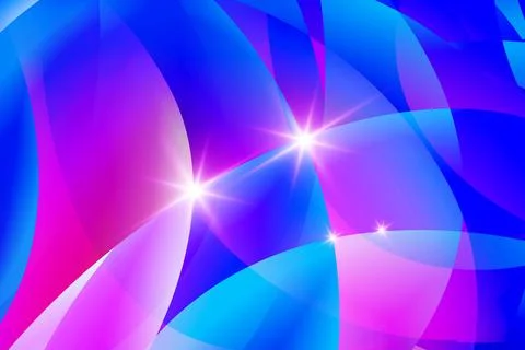 Vertical horizontal neon 3d linear gradient color modern art wavy with light 库存插图