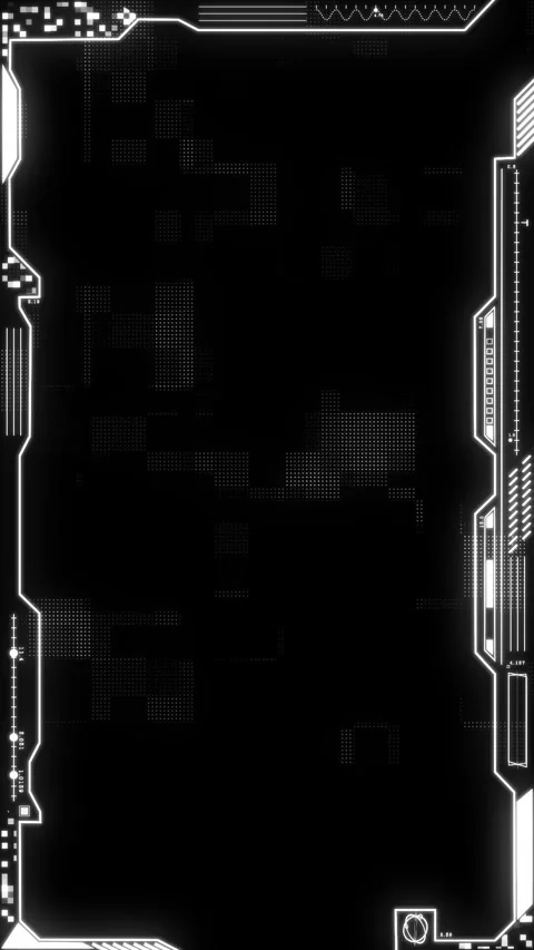 Vertical HUD Border Video stock 245722210