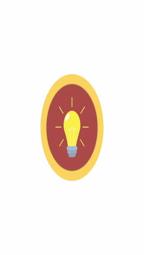 Vertical Idea to Business Growth with Rotating Coin Animation Vidéo 338242174