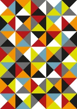 Vertical illustration of a colorful pattern - perfect for background Stock Illustration