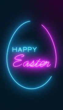 Vertical illustration of an Easter greeting card. Stock Illustration