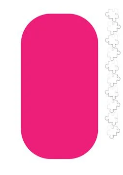 Vertical illustration format A4 - the design of the screen of the phone or ta Stock Illustration