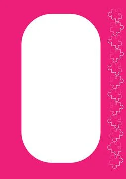 Vertical illustration format A4 - the design of the screen of the phone or ta Stock Illustration