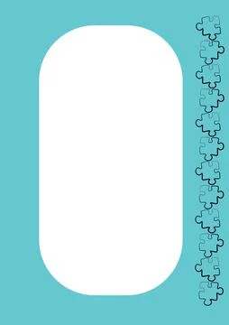 Vertical illustration format A4 - the design of the screen of the phone or ta Stock Illustration