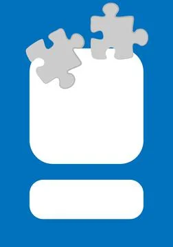 Vertical illustration format A4 - the design of the screen of the phone or ta Stock Illustration