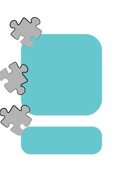 Vertical illustration format A4 - the design of the screen of the phone or ta Stock Illustration