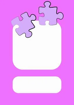 Vertical illustration format A4 - the design of the screen of the phone or ta Illustrazione stock