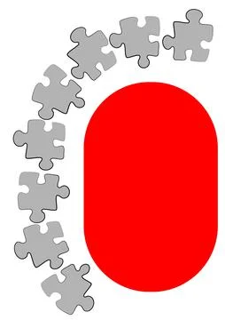 Vertical illustration format A4 - the design of the screen of the phone or ta Stock Illustration