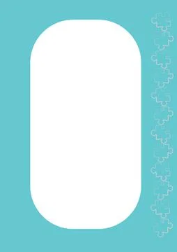 Vertical illustration format A4 - the design of the screen of the phone or ta Stock Illustration