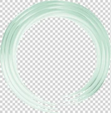 Vertical image of a broken circle of pale green, shiny rings Stock Photos