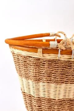 Vertical image of cropped basket. Stock Photos