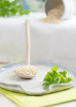 Vertical image of quinoa Stock Photos