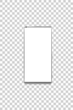 Vertical image of smartphone blank screen isolated Stock Photos