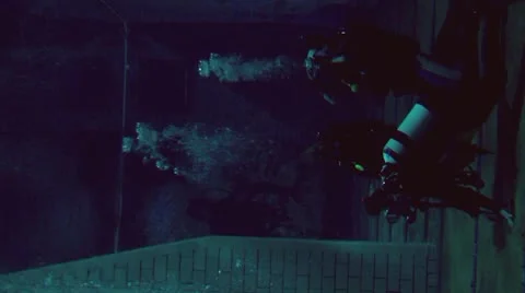 Vertical indoor diving Vidéo 8841057