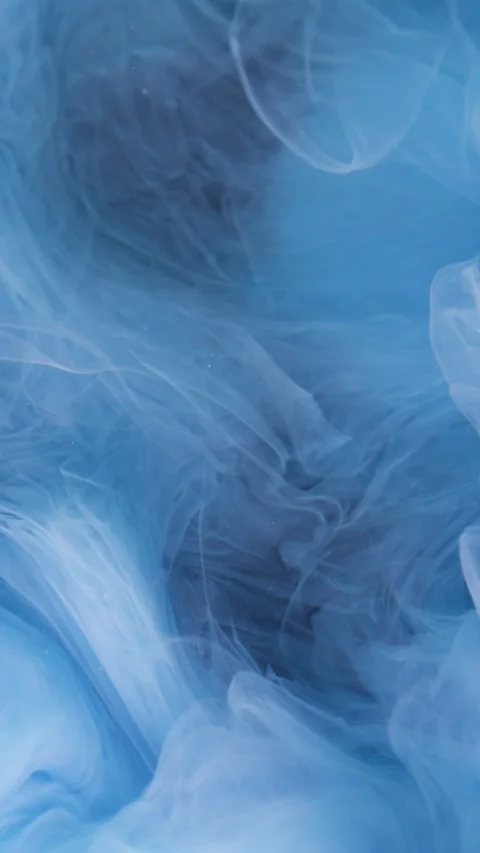Vertical ink background liquid splash water smoke Video stock 327692035