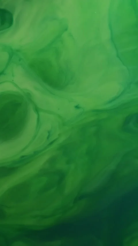 Vertical ink fluid flow paint liquid splash art Stock Footage 330149579
