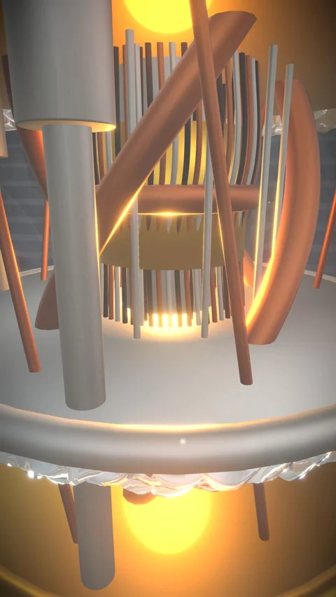 Vertical intimate macro parallax slide across a quantum, Vertical 9:16 4K Stock Footage 340409961