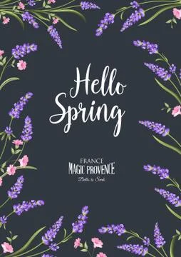 Vertical Invitation Card Stock Illustration