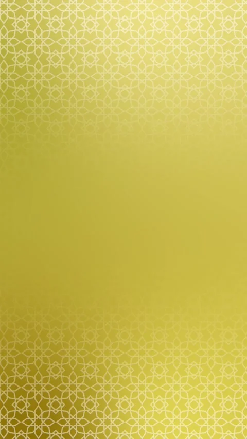 Vertical Islamic ornamental seamless pattern yellow gradient color loop Stock Footage 304448556