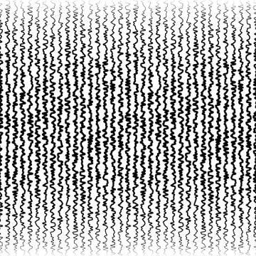 Vertical jagged, irregular lines pattern. Illustrazione stock