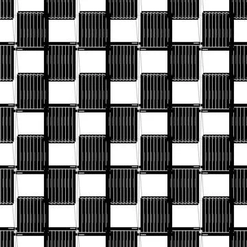 Vertical jalousie pattern seamless vector Illustration