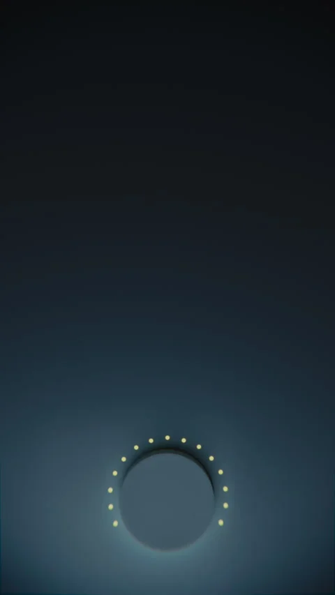 Vertical Knob Turning Loop with Indicator Lights Stock Footage 312266623