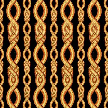 Vertical Lace Stripes Seamless Pattern Digital art style stripes interlace... Stock Photos